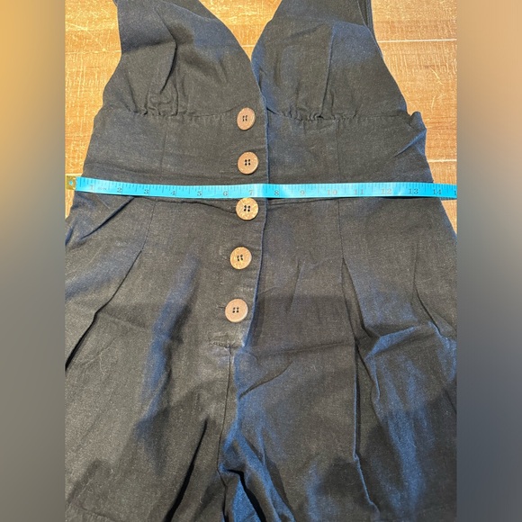 FOREVER 21 Black Button Down Romper - Picture 8 of 12